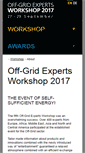 Mobile Screenshot of off-grid-experts.com